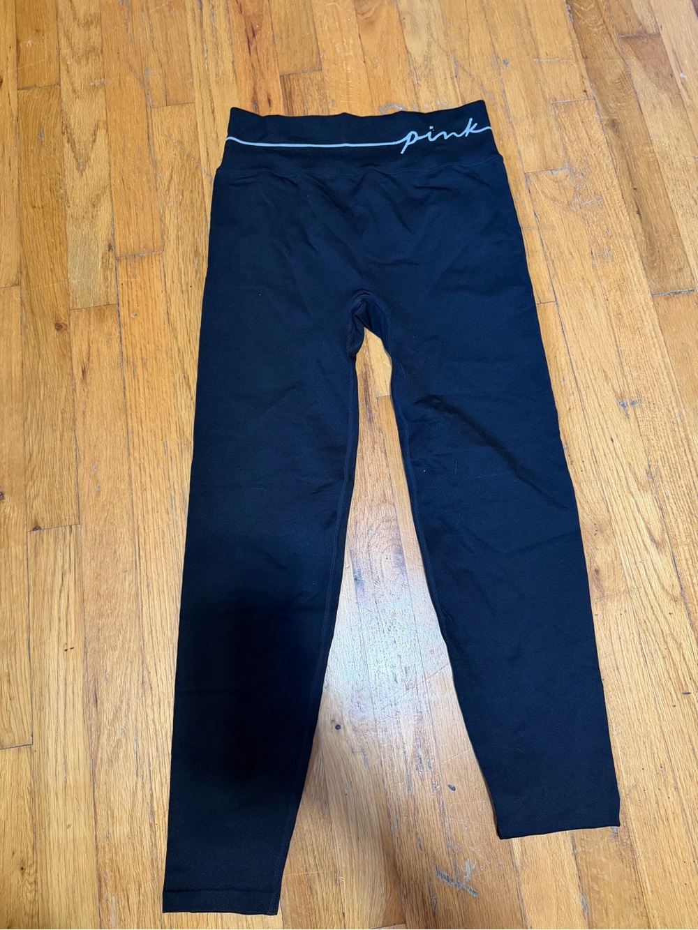 PINK Victoria's Secret Black High-Waist Leggings